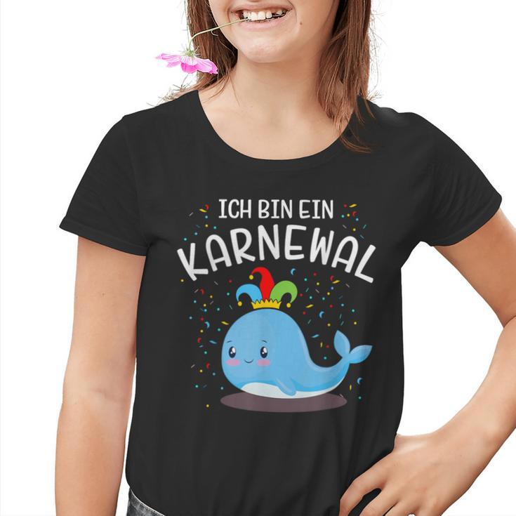 With Bin Ein Karnewal Mit Whale Costume For Carnival Kinder Tshirt