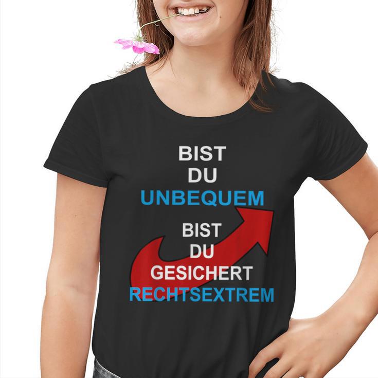 Bist Du Unbequem Bist Du Gesicher Kinder Tshirt