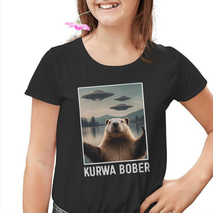 Bober Bóbr Kurwa Koszula Polish Jakie Bydle Kinder Tshirt