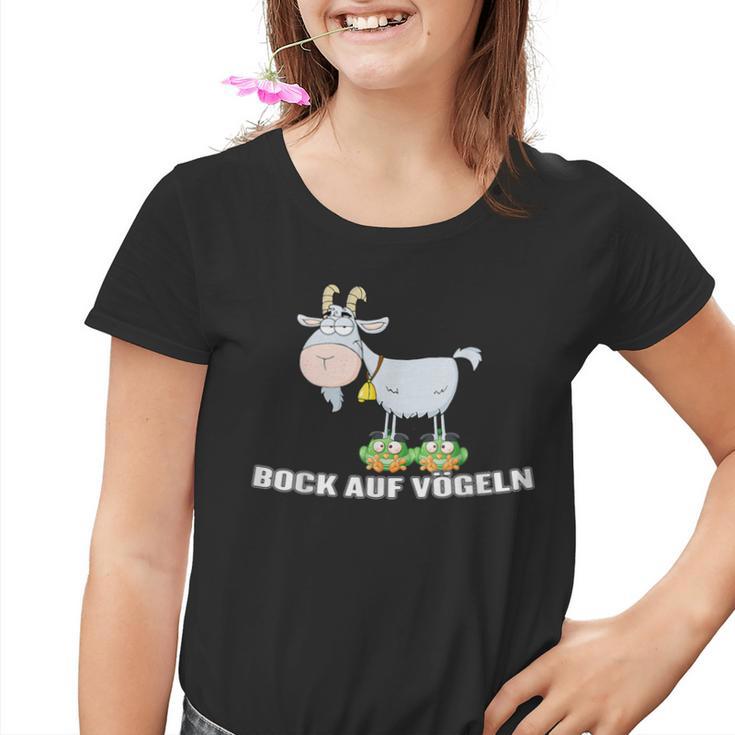 With Bock Aufogelgeln Zweideutigogel Ziegenbock Word Game Kinder Tshirt