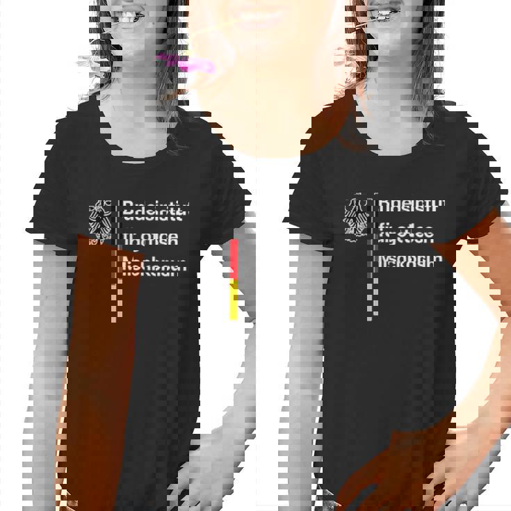Bundesinstitut Für Gottlosen Mischkonsum Gottloser Ironie Kinder Tshirt