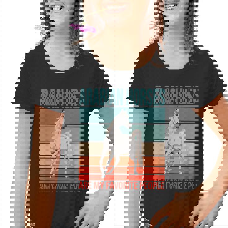 Caballos Árabes Personas Favoritas Jinete Caballo Montar Camiseta niño