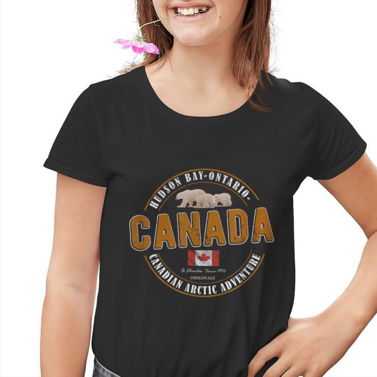 Canada Toronto Montreal Vancouver Canada Flag Kinder Tshirt