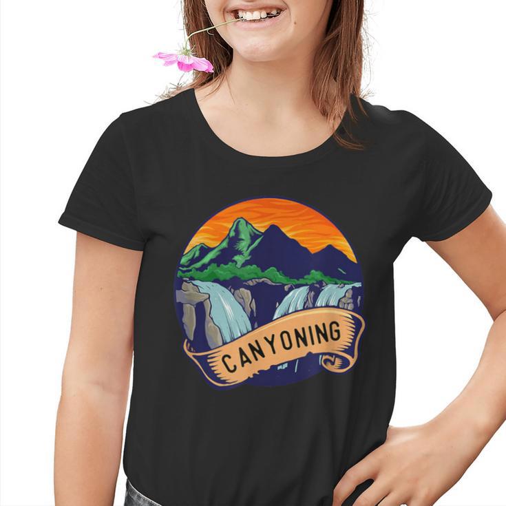 Canyoning Schluchtenwandern Hiking Kinder Tshirt