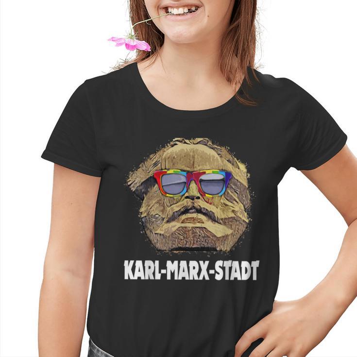 Chemnitz Chems Karl-Marx-Stadt Nischel Idea Kinder Tshirt