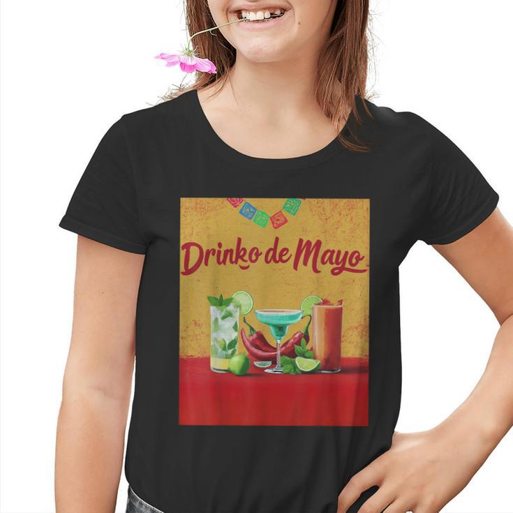Cinco De Drinko Bitchachos Margarita Trinkt Cinco De Mayo Kinder Tshirt
