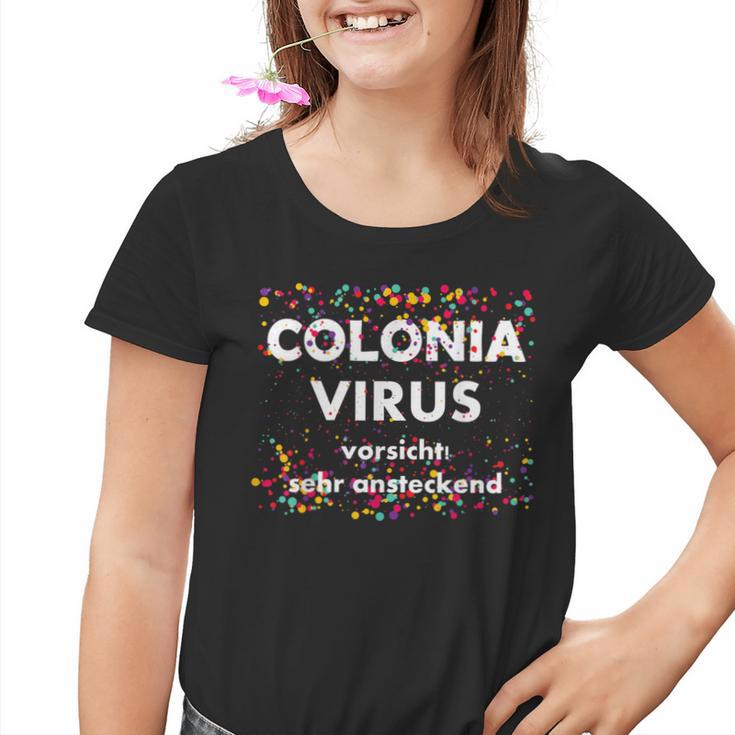 Colonia Virus Carnival Costume Cologne Cologne Confetti Fancy Dress Kinder Tshirt