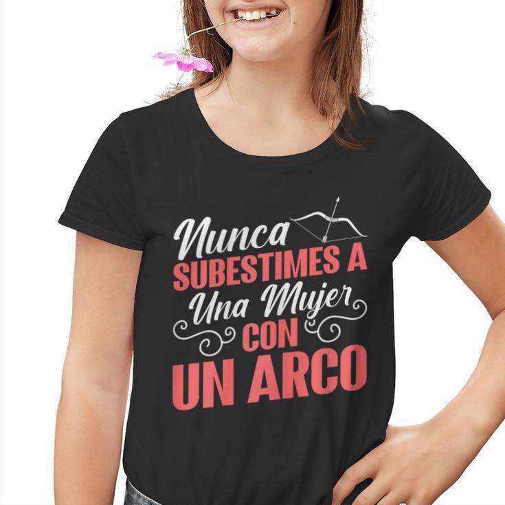Con Un Arco Y Flecha Arquero Me Gusta El Tiro Con Arco Camiseta niño