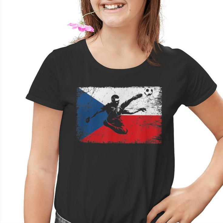 Czech Flag Football Jersey Kinder Tshirt