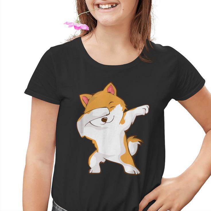 Dabbing Akita Inu Kinder Tshirt