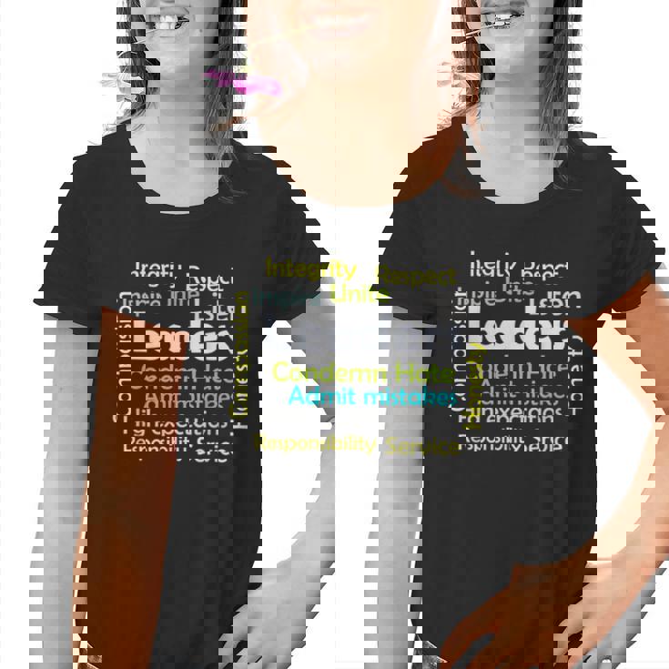 De Texto Audaz Para Inspirar Unir Y Condenar El Odio Camiseta niño