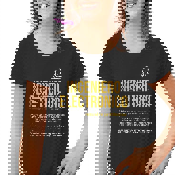 Definición De Ingeniero Electrónico Ingeniero Electrónico Camiseta niño