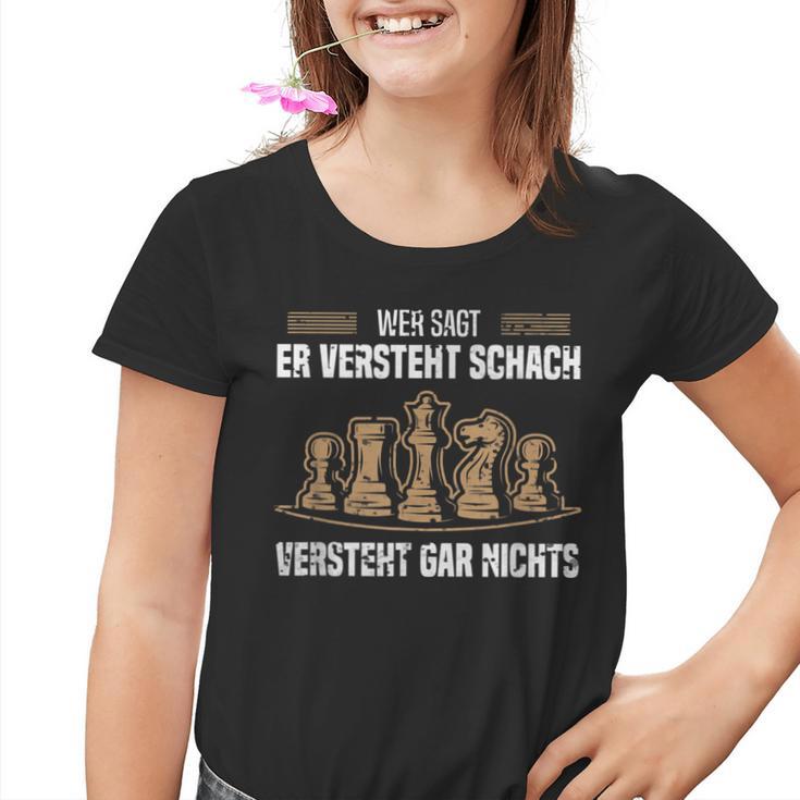 Denksport Chess Sport Für Schachspiele Kinder Tshirt