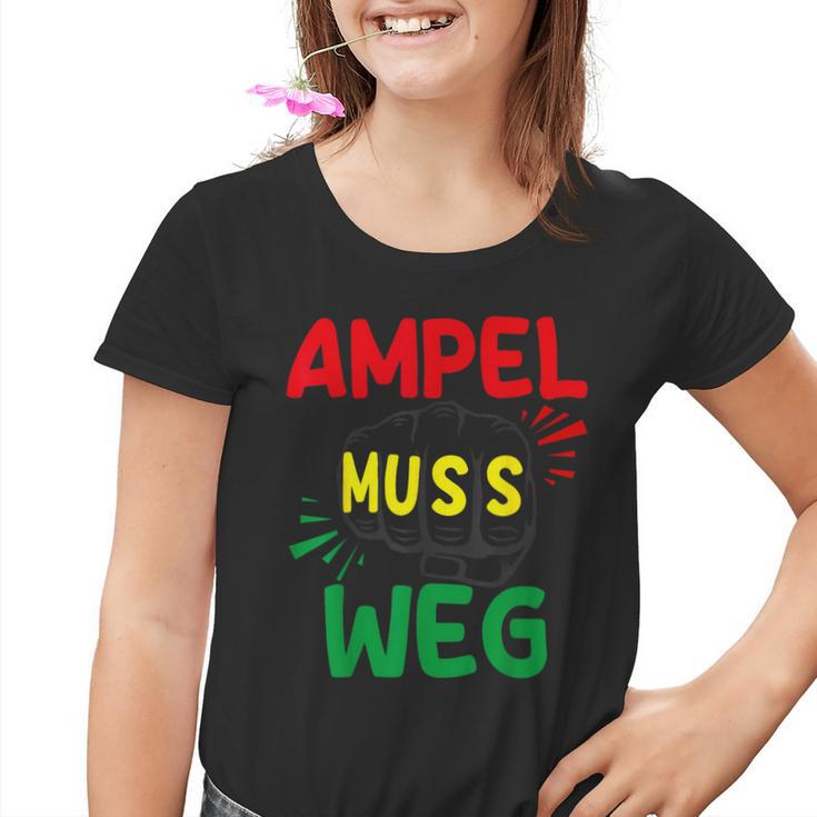 Die Ampel Muss Weg Gray Kinder Tshirt