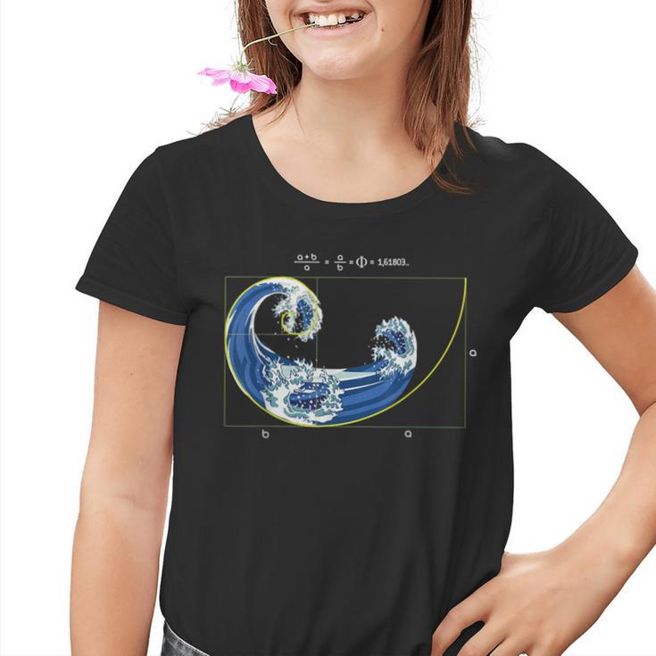 Die Große Fibonacci-Welle S Kinder Tshirt