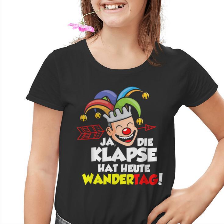 Die Klapse Hat Wandertag Kinder Tshirt