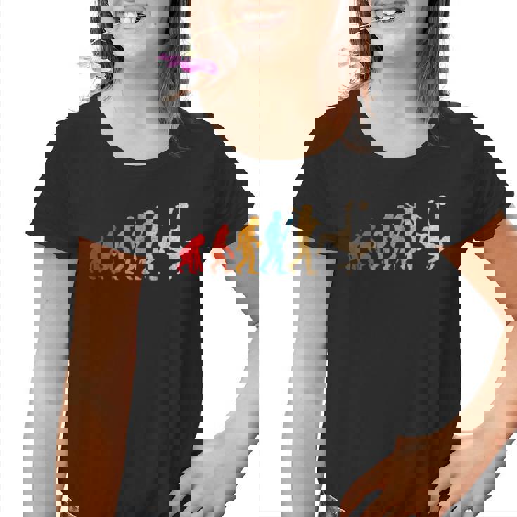 Divertida Evolución Retro Del Fútbol Soccer Evolution Football Camiseta niño