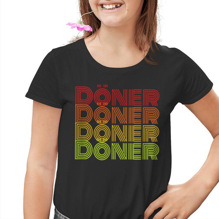 Doner Kebab Retro Kinder Tshirt