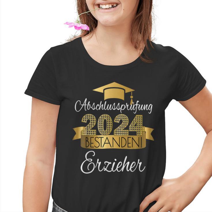 Educator I Prüfung Bestanden Ausgelernt Dual Training Kinder Tshirt