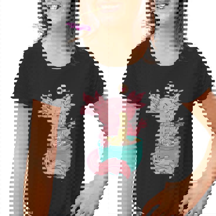 Me Encantan Los Fideos Y El Axolotl Kawaii Anime Kawaii Camiseta niño