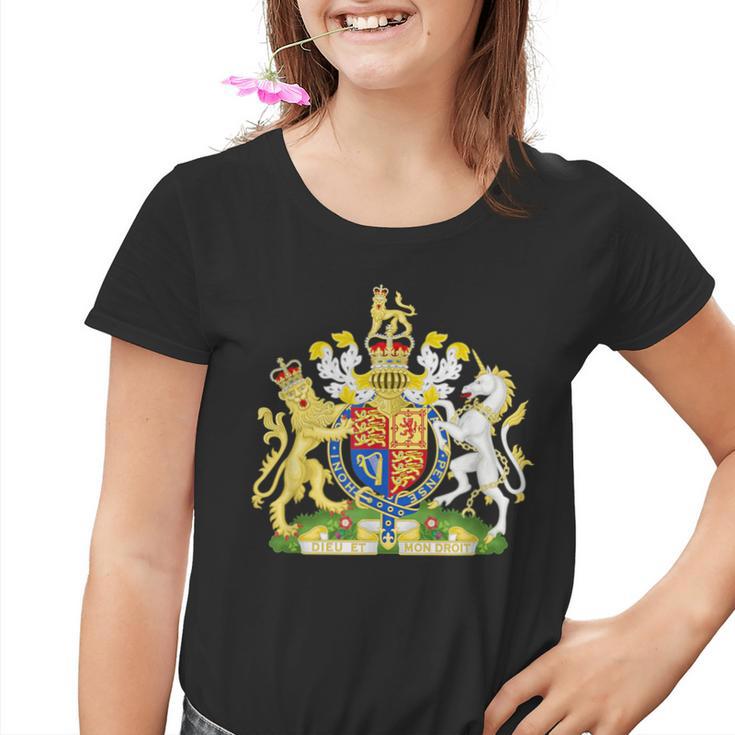 England Crest Flag Souvenir London Kinder Tshirt