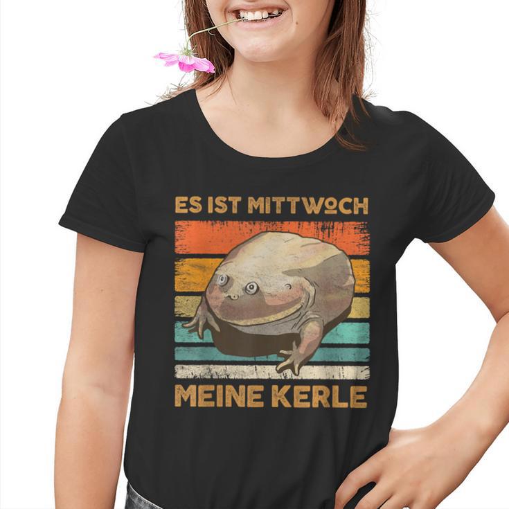 Es Ist Mittwoch Meine Kerle Wednesch Frog Meme Kinder Tshirt