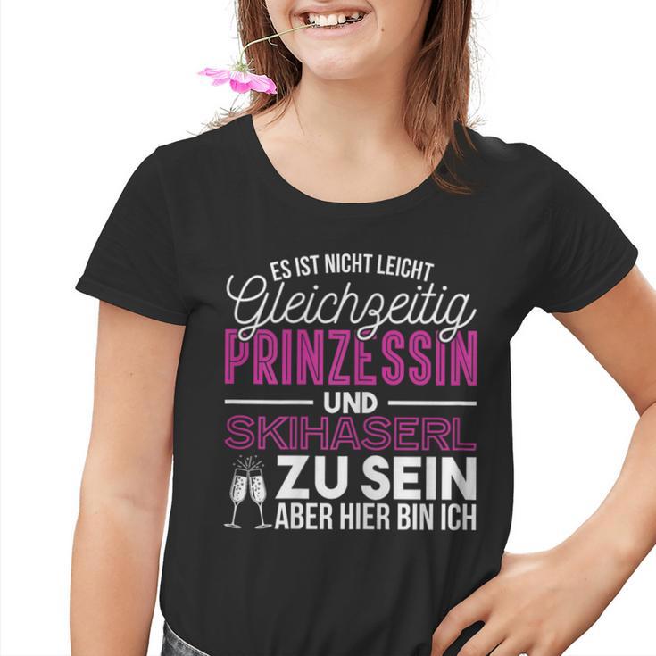 Es Ist Nicht Leicht Prinzessin Skihaserl Ski Rabbit Apres Ski Kinder Tshirt