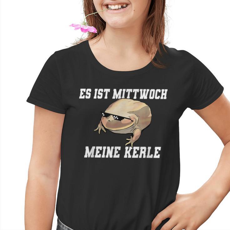 Es Ist Wednesch Meine Kerle Dank Frog Edition Kinder Tshirt