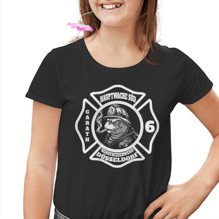 Feuerwehr Schildkröte Feuerwache 6 Nur Rücken Kinder Tshirt