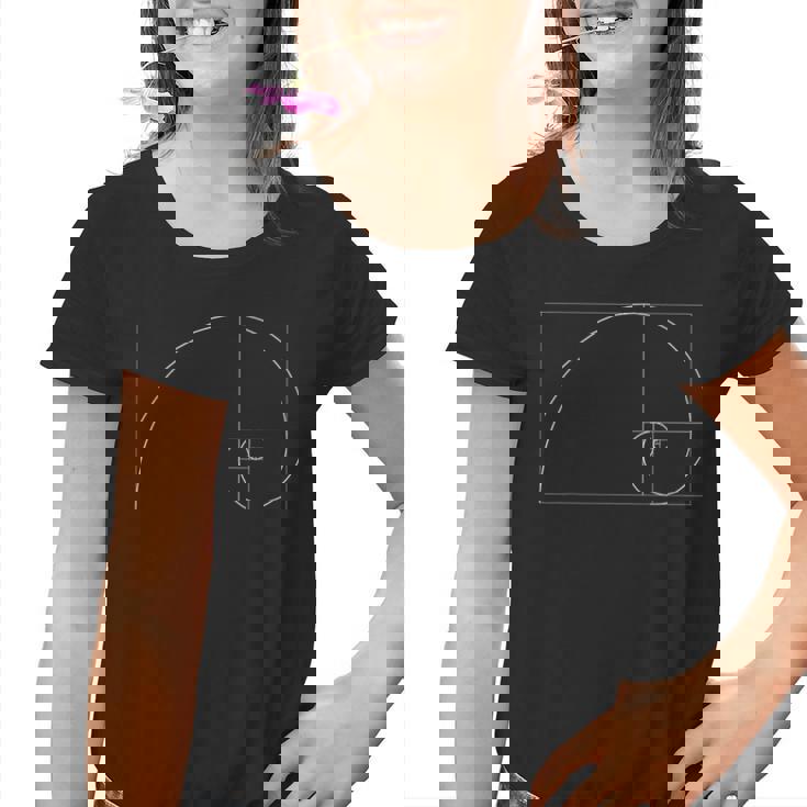 Fibonacci Día Oro Relación Matemáticas Y Ciencia Camiseta niño