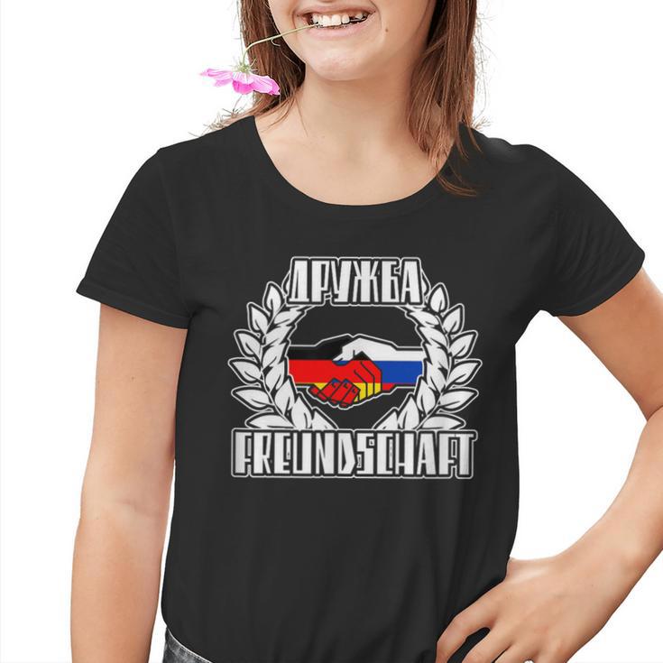 Freundschaft Deutschland Und Russland Kinder Tshirt