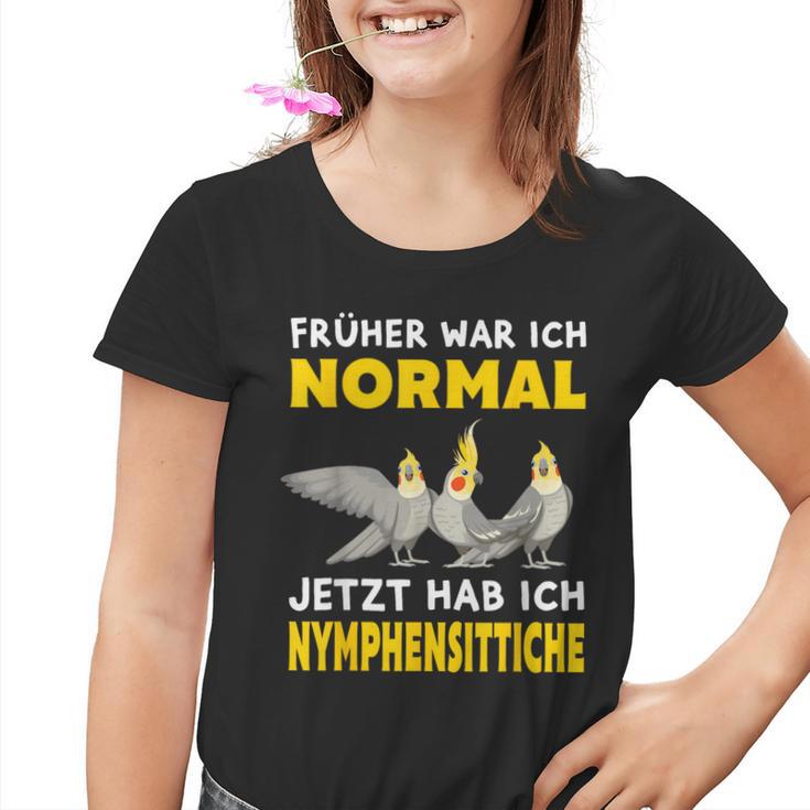 Früher War Ich Normal Jetzt Habe Ich Cockatiche Kinder Tshirt