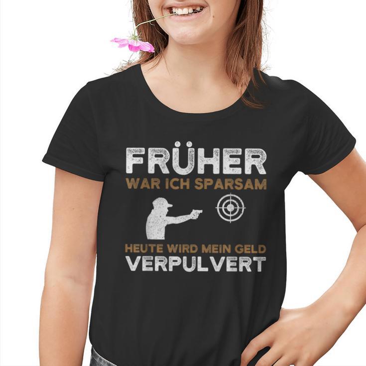 Früher War Ich Sparsam Schützenverein Sportschützenverein S Kinder Tshirt