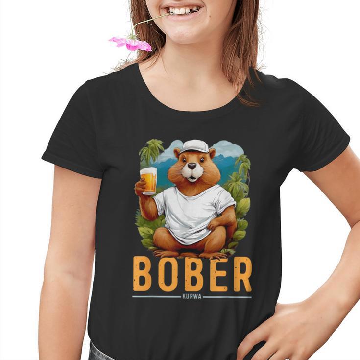 Bober Bóbr Kurwa Polish Bober Kurwa Bobr Kinder Tshirt