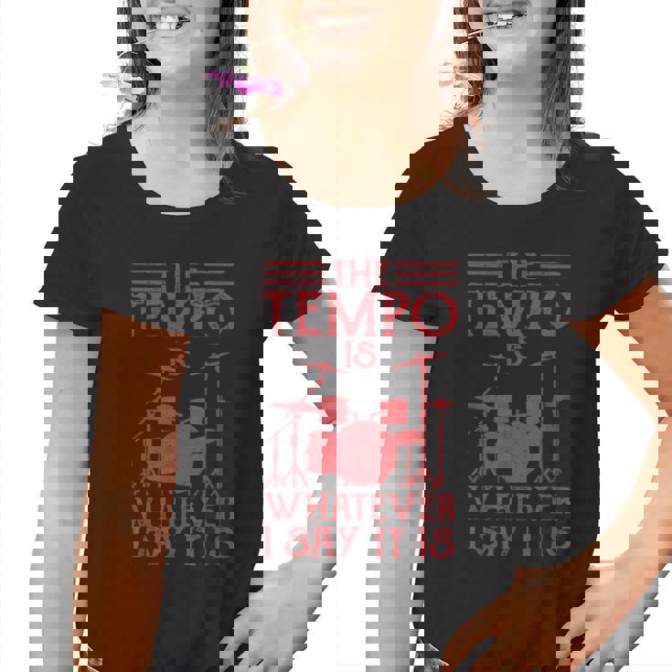 Drummer Drummer Drum Kit Kinder Tshirt