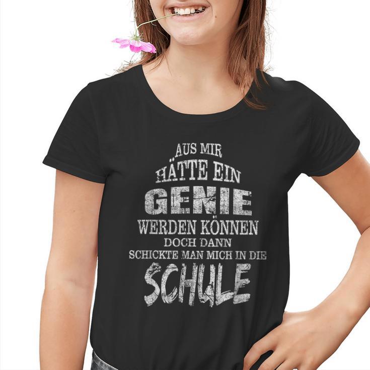 Slogan For Students And Students School Genie Kinder Tshirt