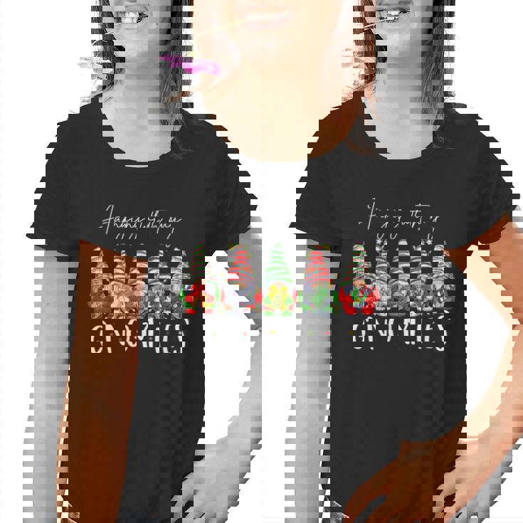 Gnomes De Jardin Drôles De Noël Avec Mes Nains De Jardin Youth T-shirt