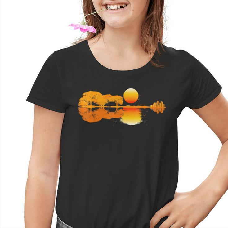 Guitar Sun Guitar Guitarist Kinder Tshirt