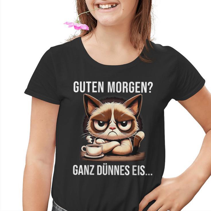 Guten Morgen Ganz Dünne Eis Sayings Kinder Tshirt