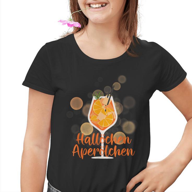 Hallöchen Aperölchen Spritz Party Fancy Dress Kinder Tshirt