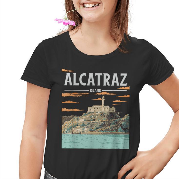 Hand-Drawn Alcatraz Kinder Tshirt