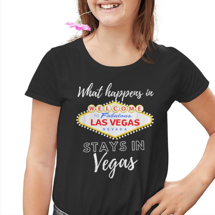 What Happens In Vegas Sin City Las Vegas Kinder Tshirt