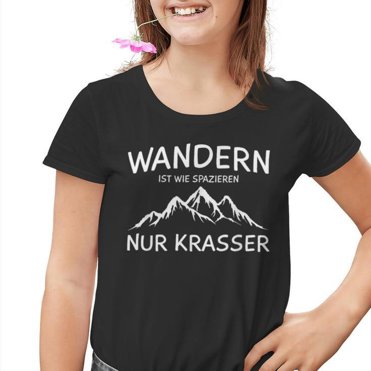 Hikern Ist Wie Bummnur Krasser Nordic Walking Pilgrims S Kinder Tshirt