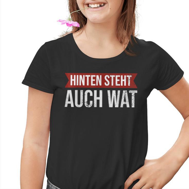 Hinterten Steht Auch Was Was Back Stands Och Wat Kinder Tshirt