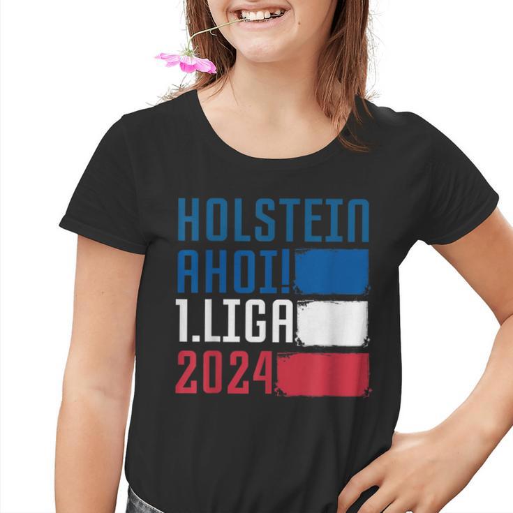 Holstein Ahoi Moin 1Liga 2024 Aufstieg Kiel Fanartikel Kinder Tshirt