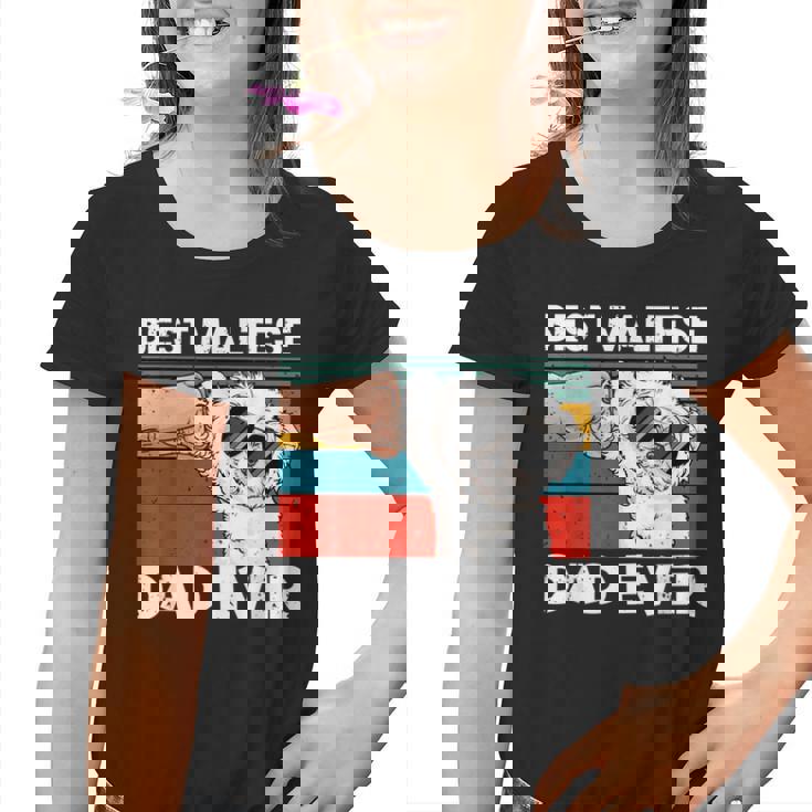 Hombre Best Maltese Dad Ever Camiseta niño