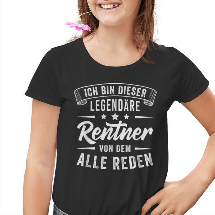 Ich Bin Dieser Legendary Rentner Kinder Tshirt