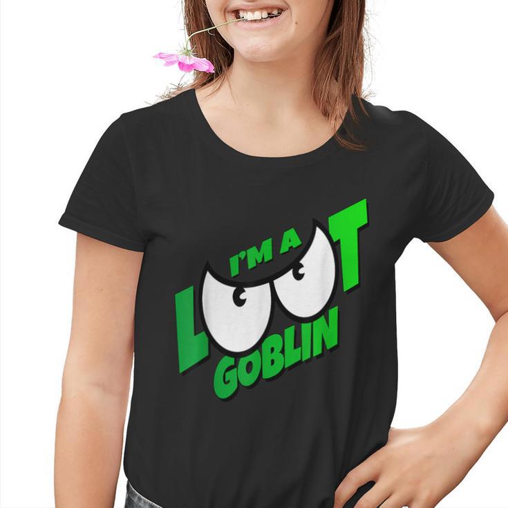 Ich Bin Ein I Am Loot Goblin Kinder Tshirt