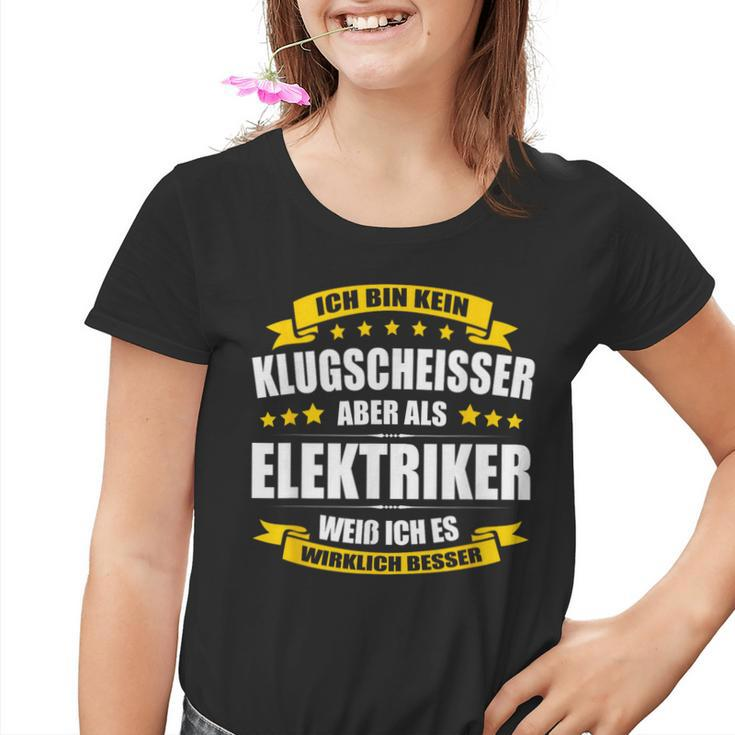 Ich Bin Kein Klugscheisser Electricians Geselle Electronics I Kinder Tshirt