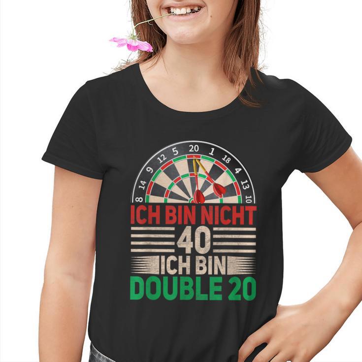 Ich Bin Nicht 40 Ich Bin Double 20 Ich Bin Nicht 40 Ich Bin Double Kinder Tshirt